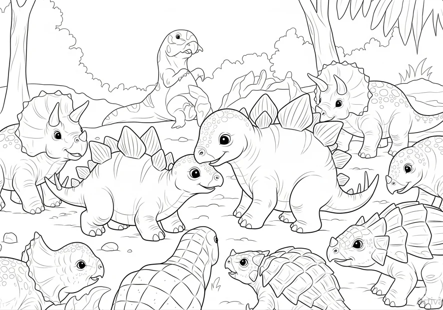 dinosaur coloring pages 16 1