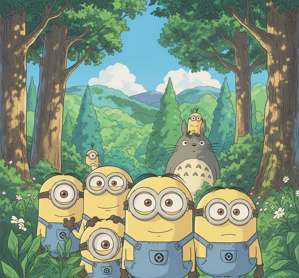 Printable Minions coloring page featuring Stuart and Kevin from Despicable Me