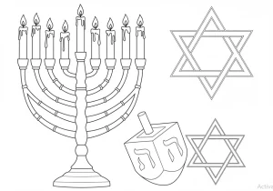 coloring pages jewish 15