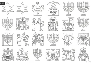 coloring pages jewish 18