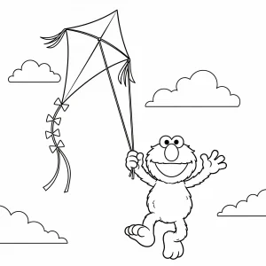 elmo colouring sheets free printables