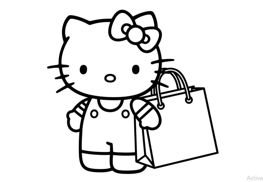hello kitty coloring pages download 12