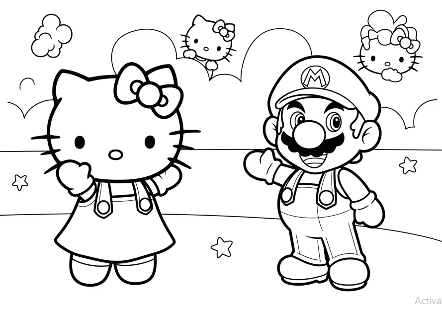 hello kitty coloring pages download 15