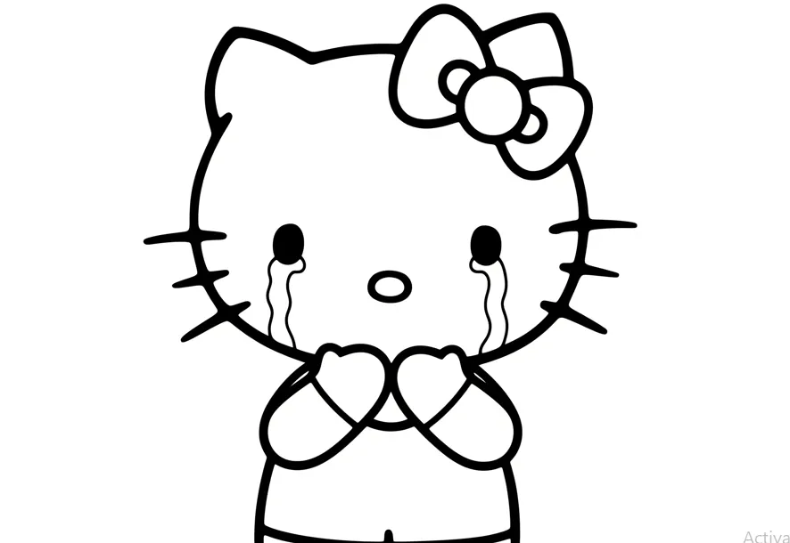 hello kitty coloring pages download 16