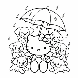 hello kitty coloring pages printable 1