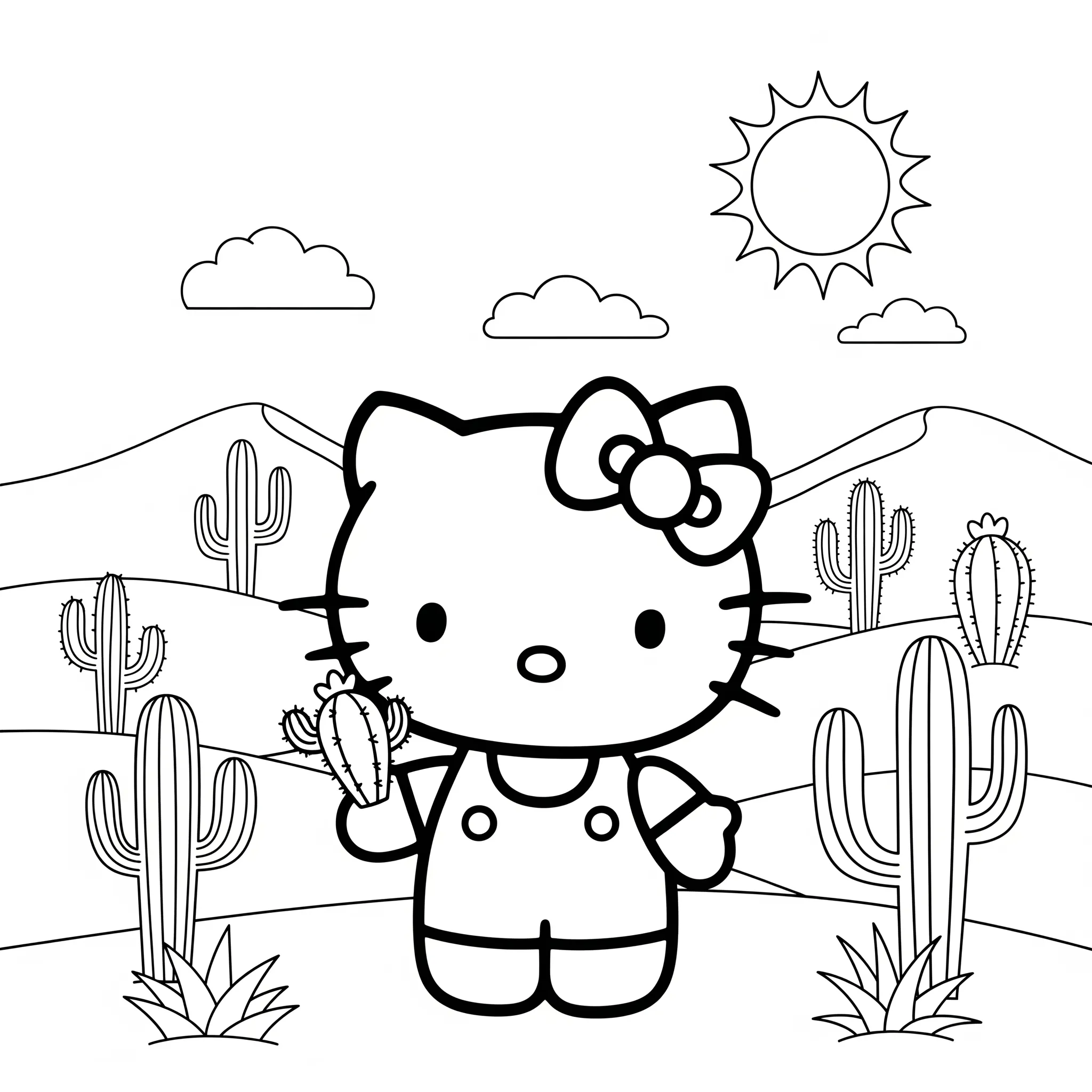 hello kitty coloring pages printable 11