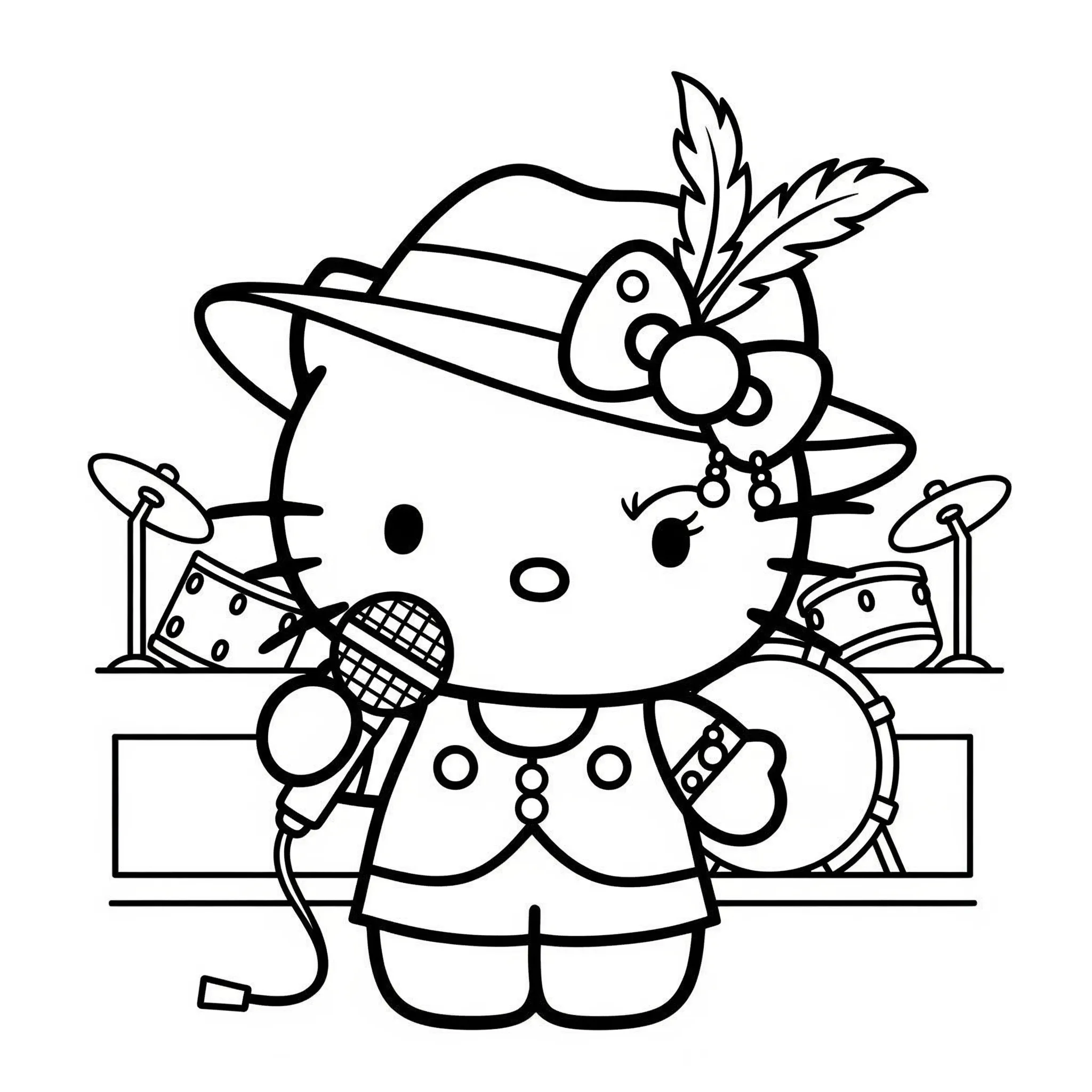 hello kitty coloring pages printable 29