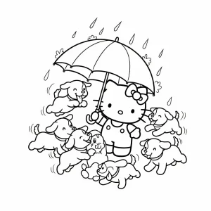 hello kitty coloring pages printable 3