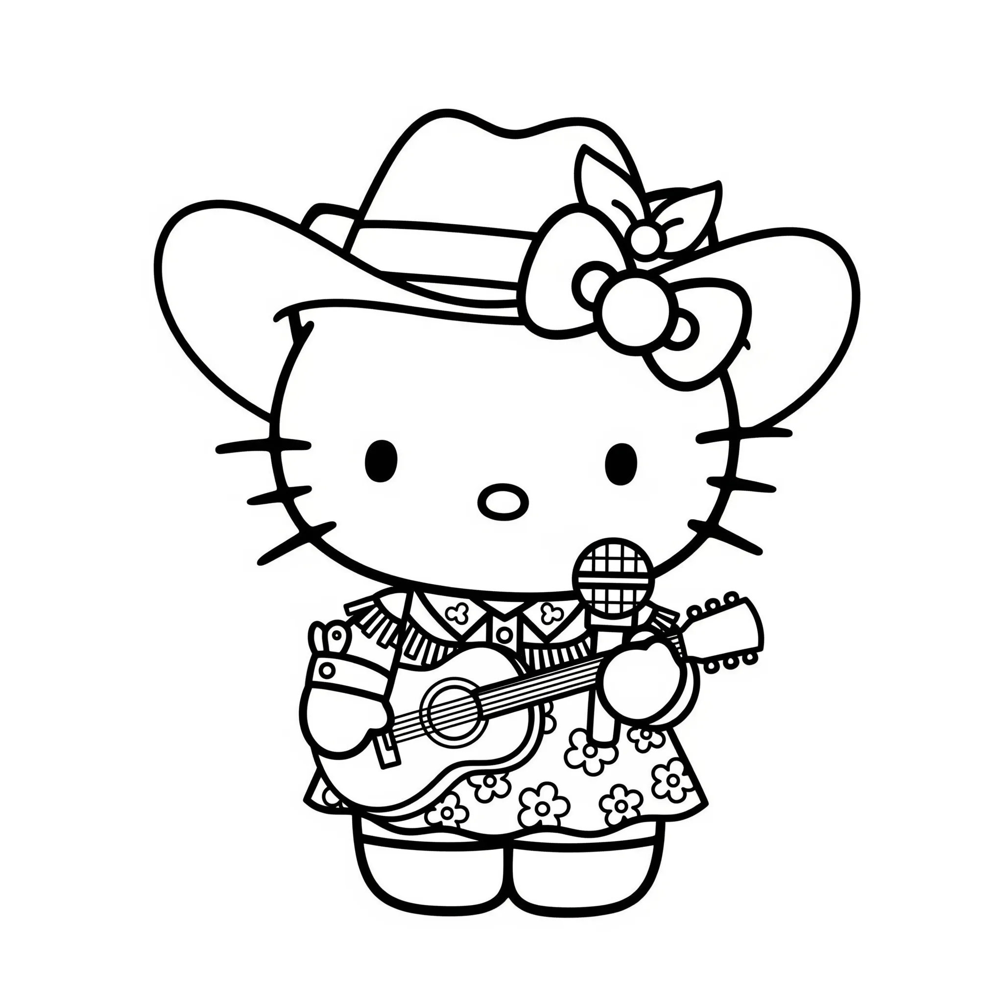 hello kitty coloring pages printable 30