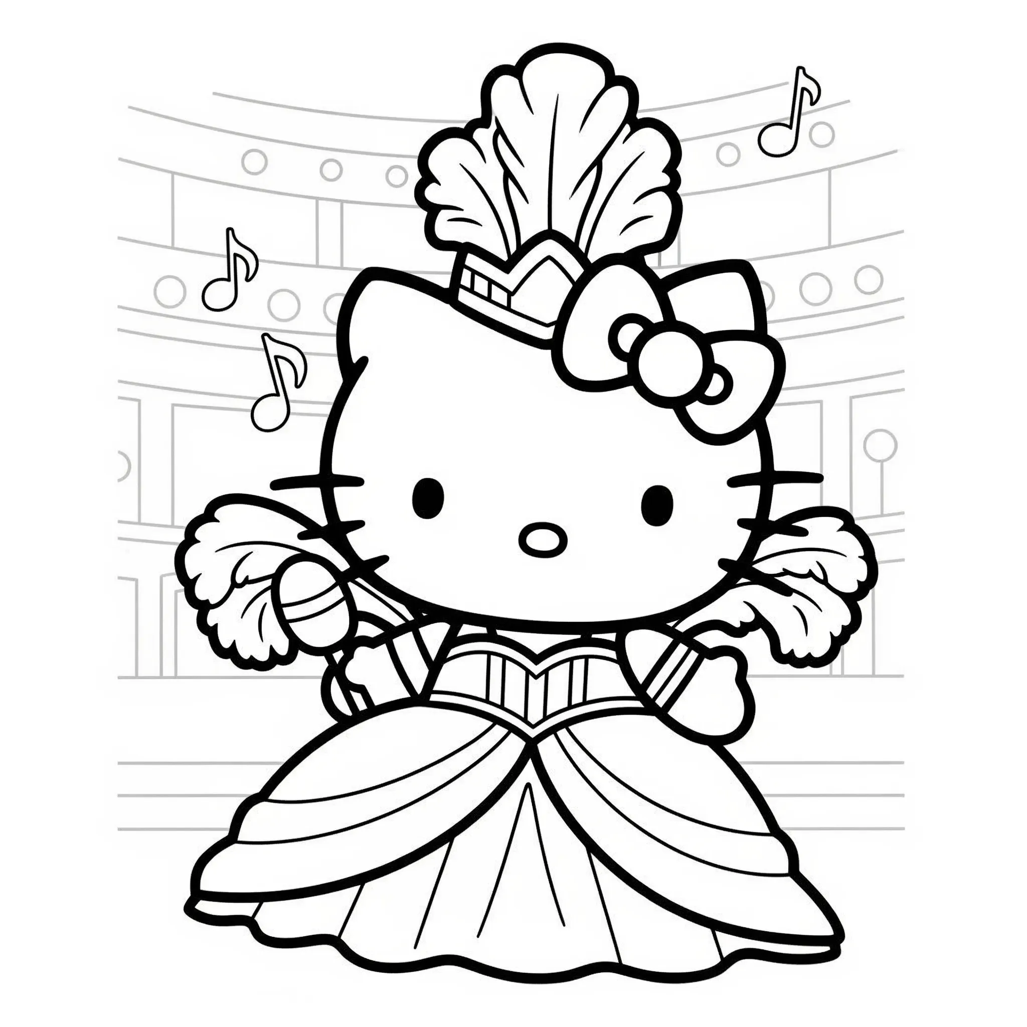 hello kitty coloring pages printable 31