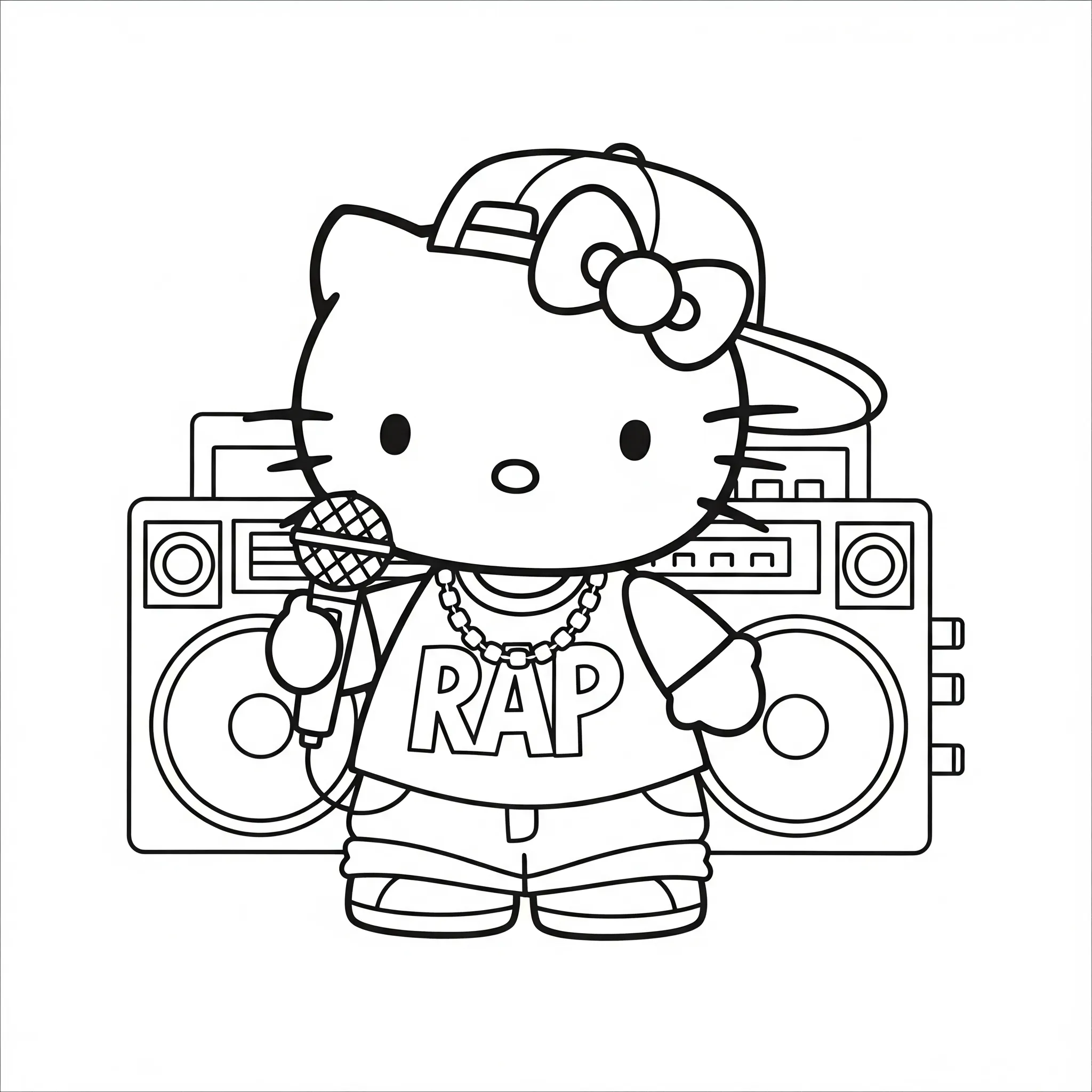 hello kitty coloring pages printable 32