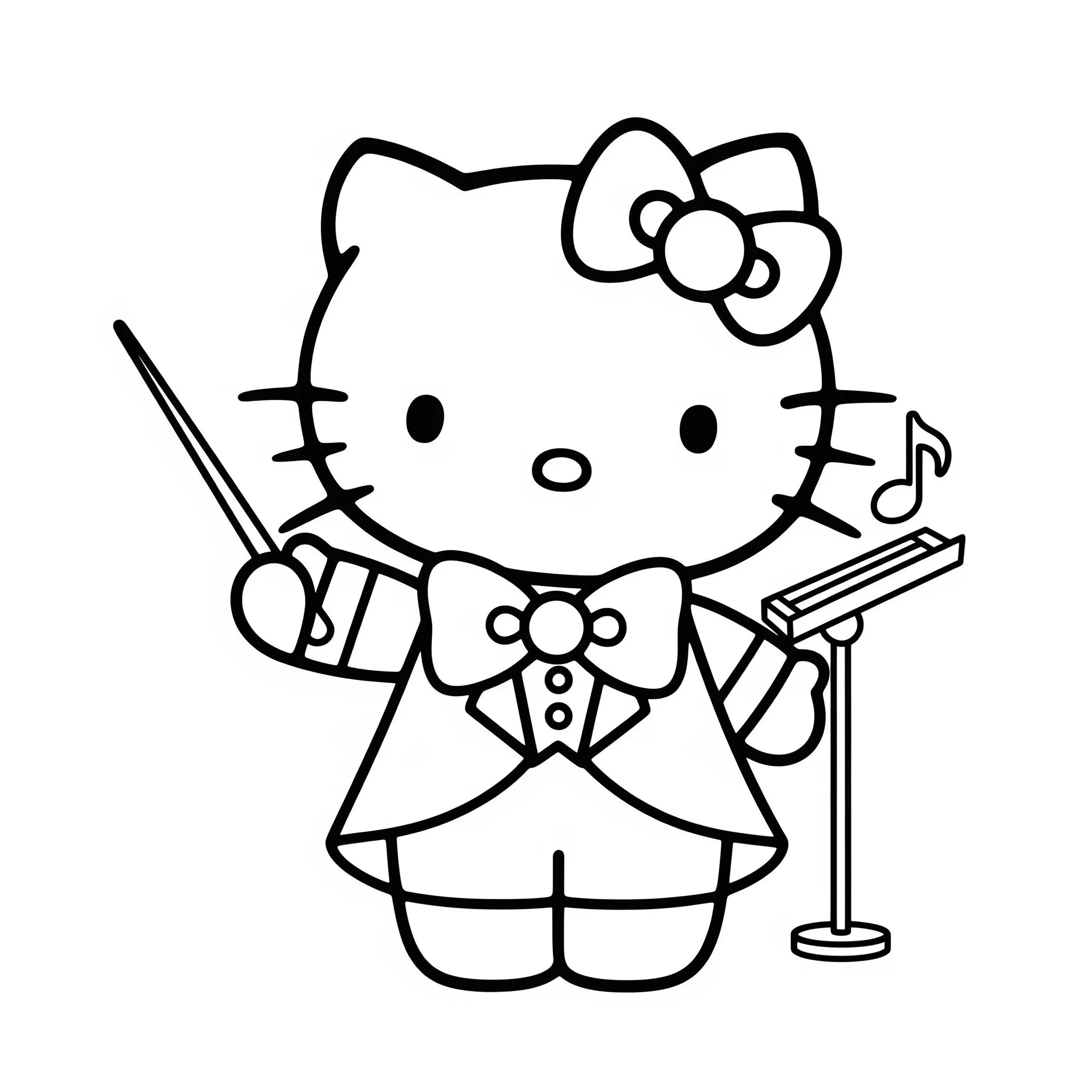 hello kitty coloring pages printable 33