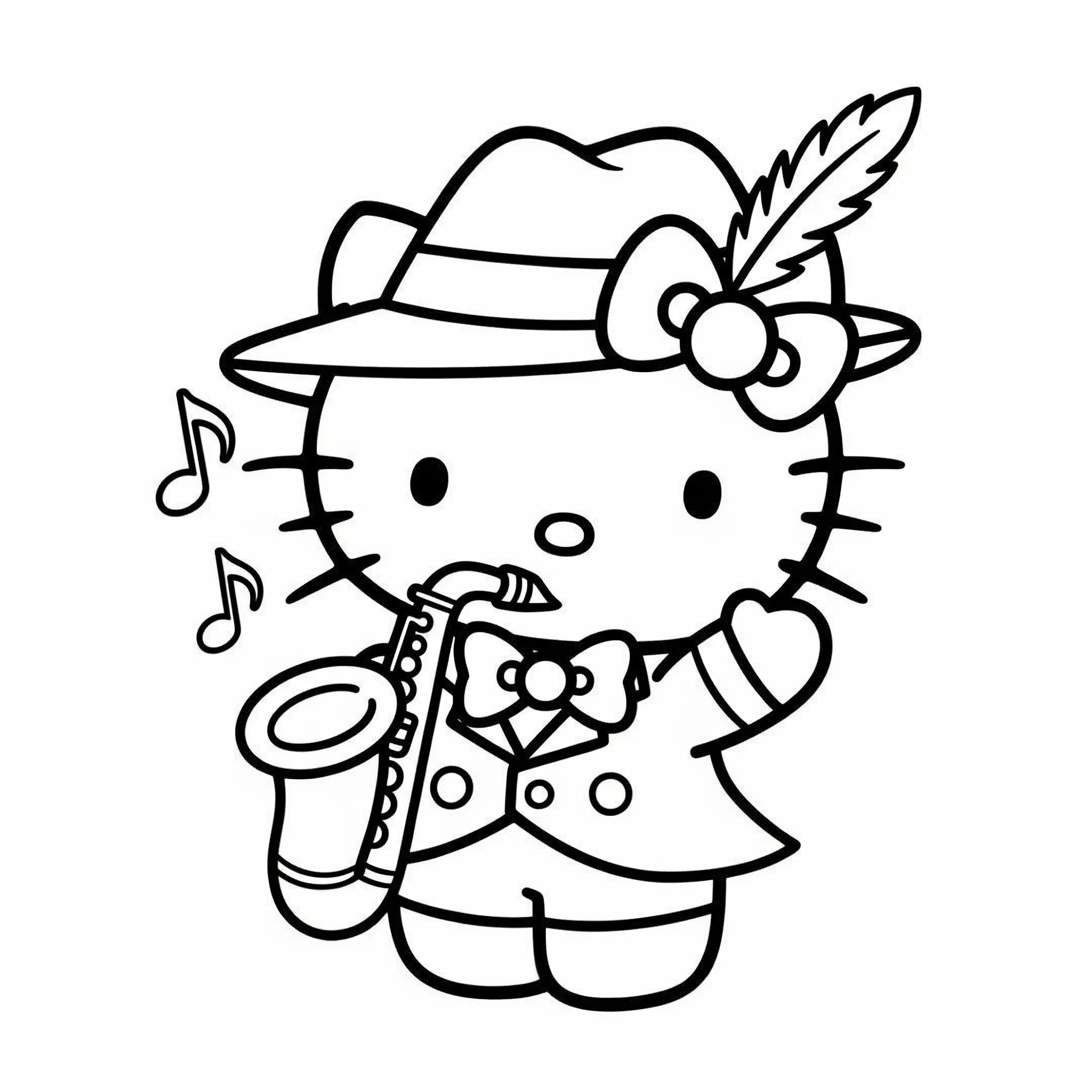 hello kitty coloring pages printable 37