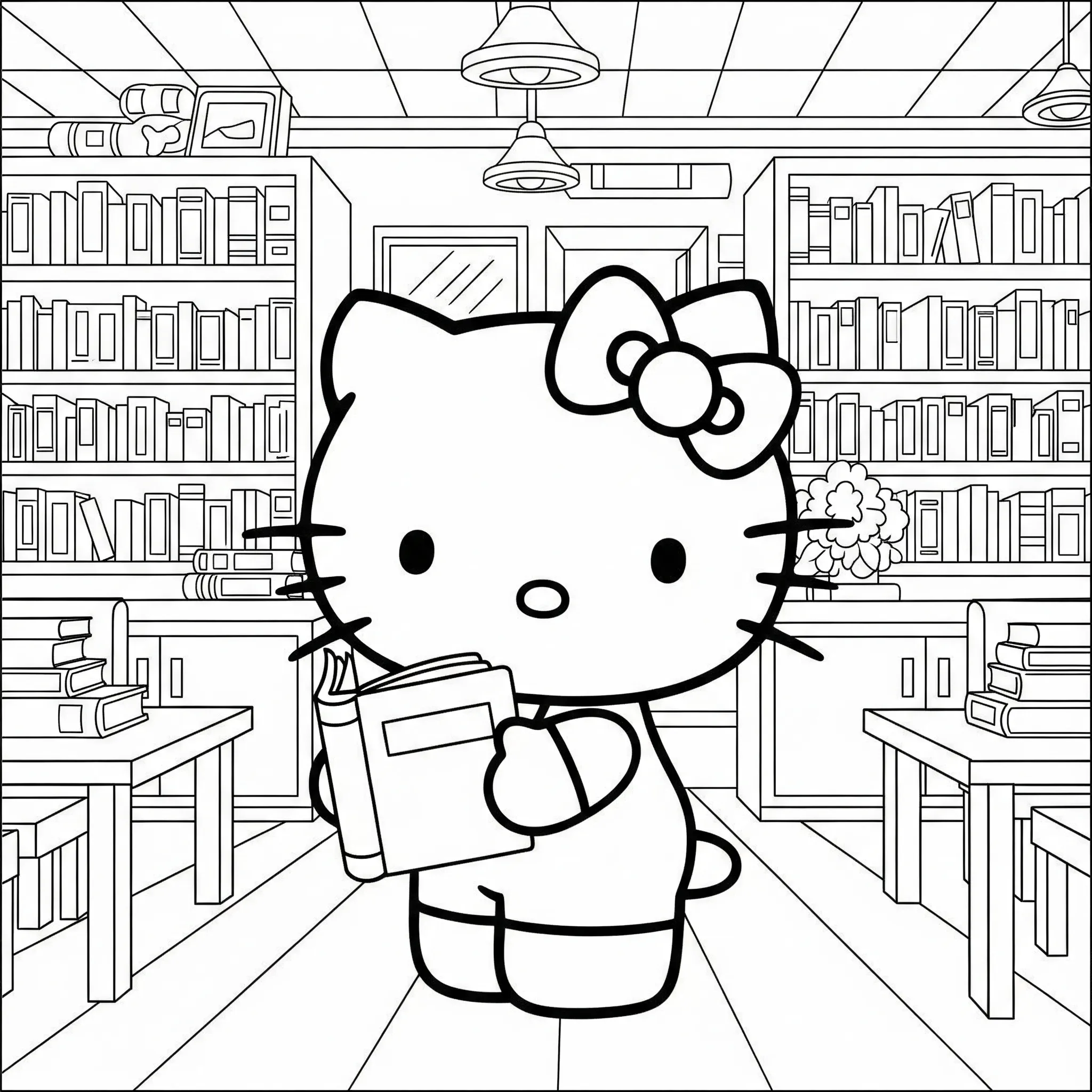 hello kitty coloring pages printable 44