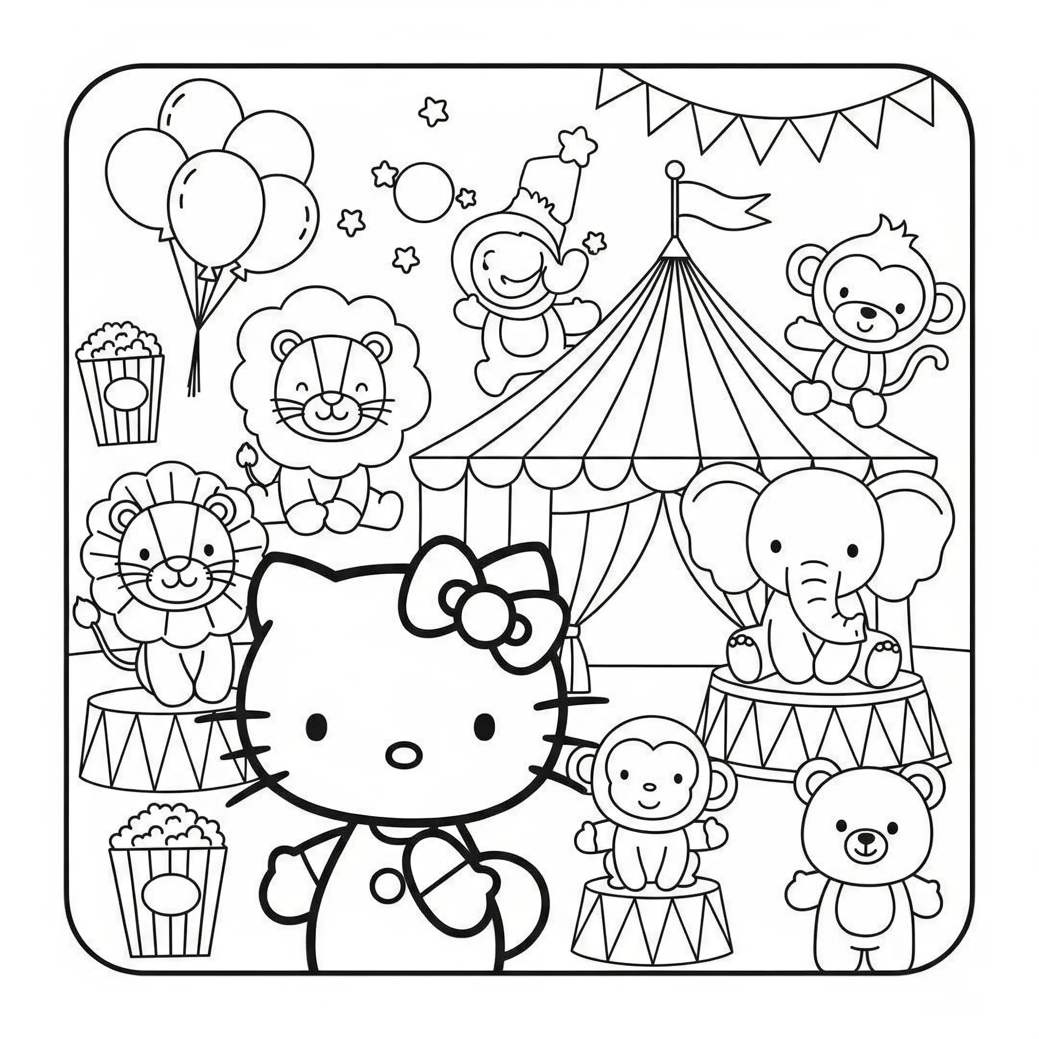 hello kitty coloring pages printable 46