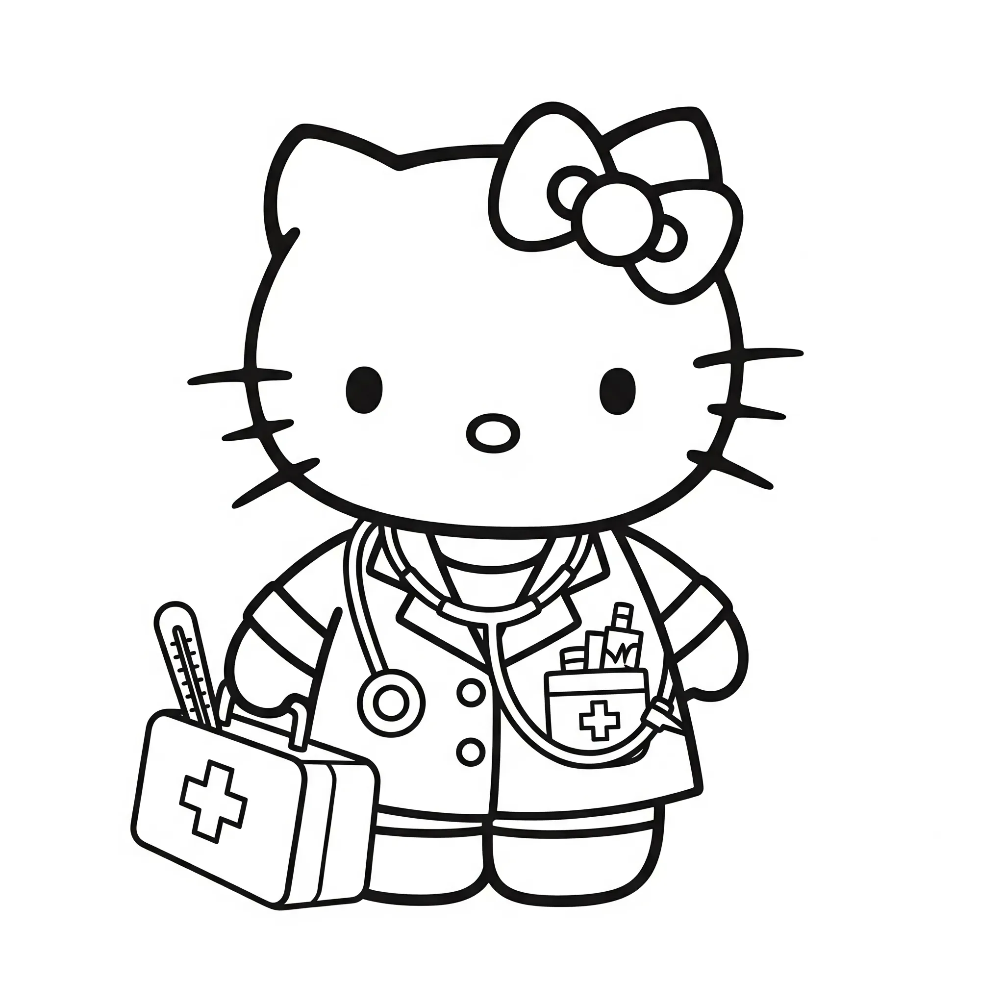 hello kitty coloring pages printable 55