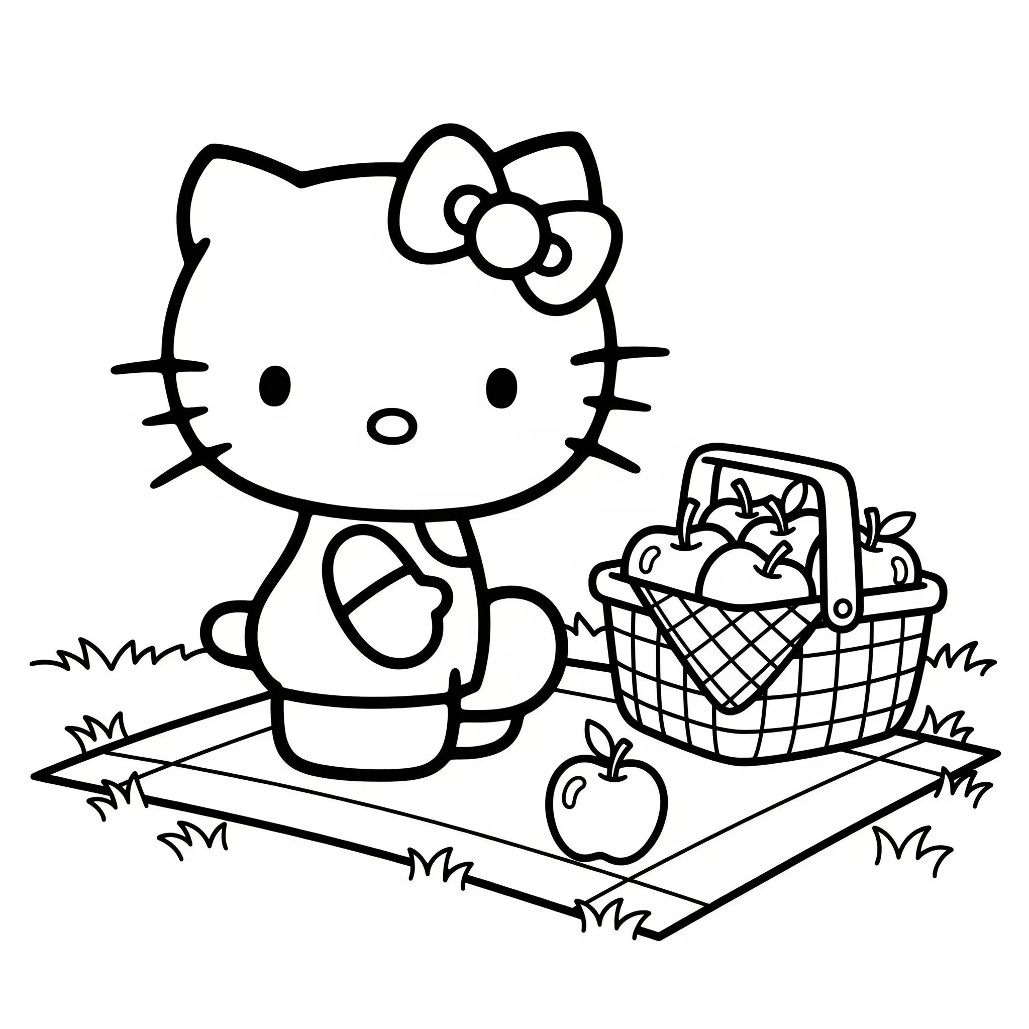 hello kitty coloring pages printable 68
