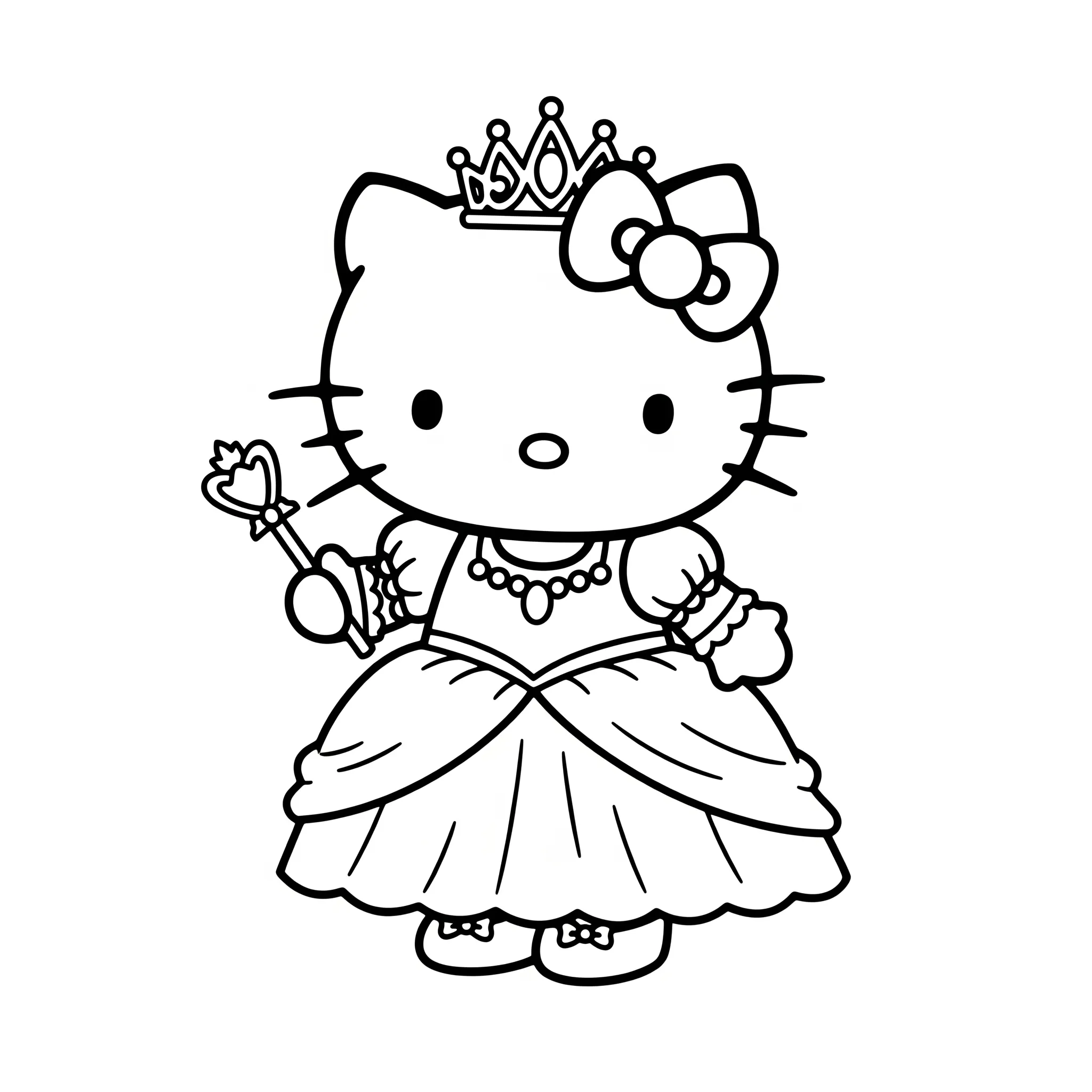 hello kitty coloring pages printable 73