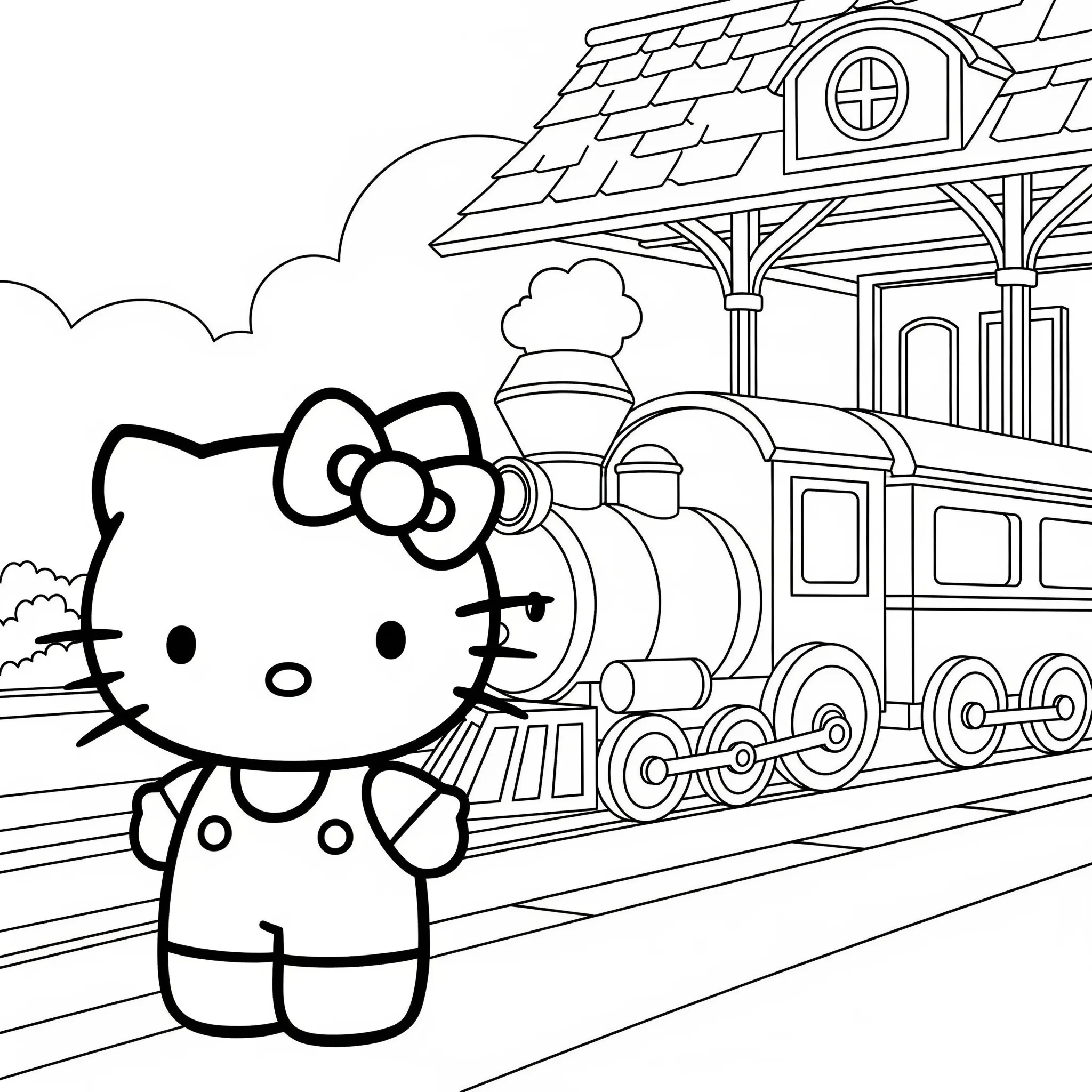 hello kitty coloring pages printable 75