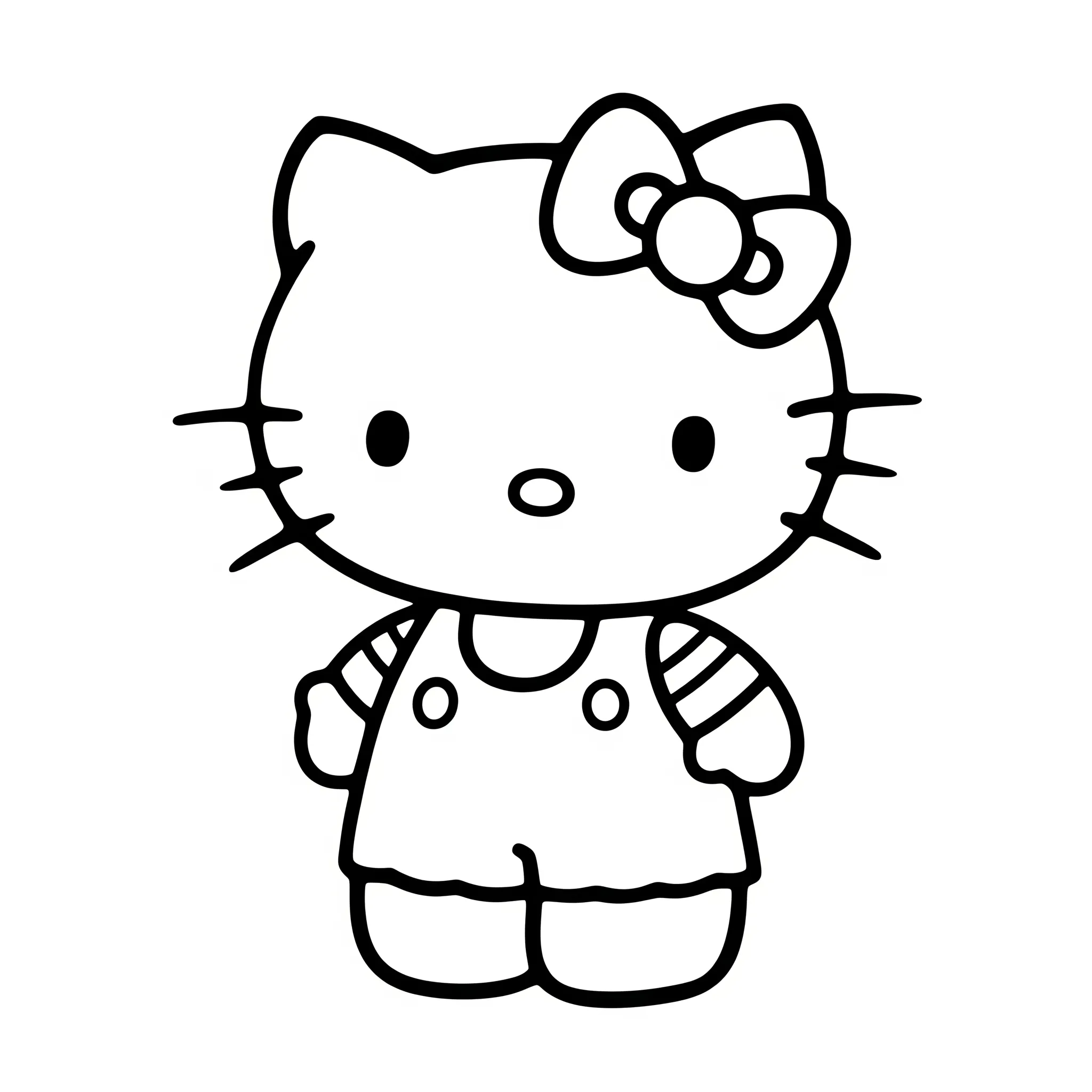 hello kitty coloring pages printable 9