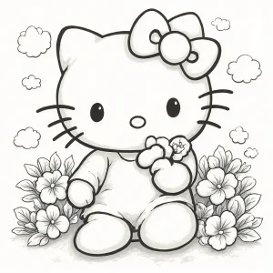 Top Hello Kitty wallpaper with cute and aesthetic Y2K design, high-resolution 4K background for phone and laptop screens