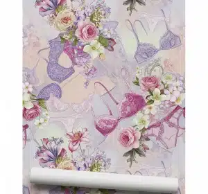 Colorful wallpaper-inspired underwear with stylish patterns and comfortable fit