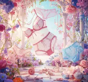 Colorful wallpaper-inspired underwear with stylish patterns and comfortable fit