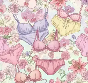 Colorful wallpaper-inspired underwear with stylish patterns and comfortable fit