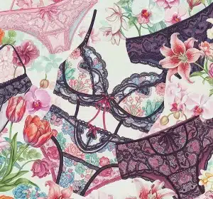 Colorful wallpaper-inspired underwear with stylish patterns and comfortable fit