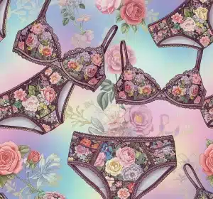 Colorful wallpaper-inspired underwear with stylish patterns and comfortable fit