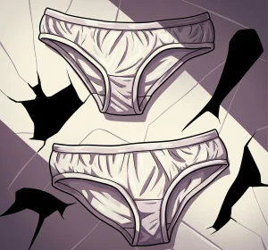 Colorful wallpaper-inspired underwear with stylish patterns and comfortable fit