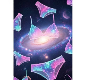 Colorful wallpaper-inspired underwear with stylish patterns and comfortable fit