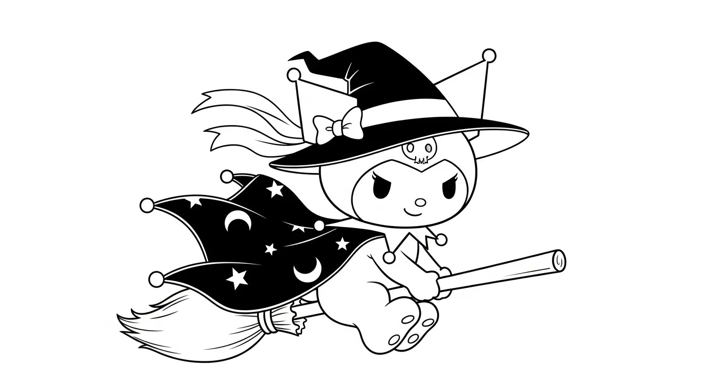 Kuromi Coloring Pages 17