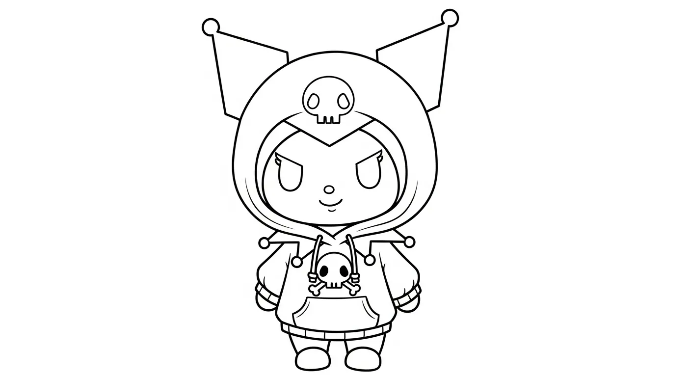 Kuromi Coloring Pages 21