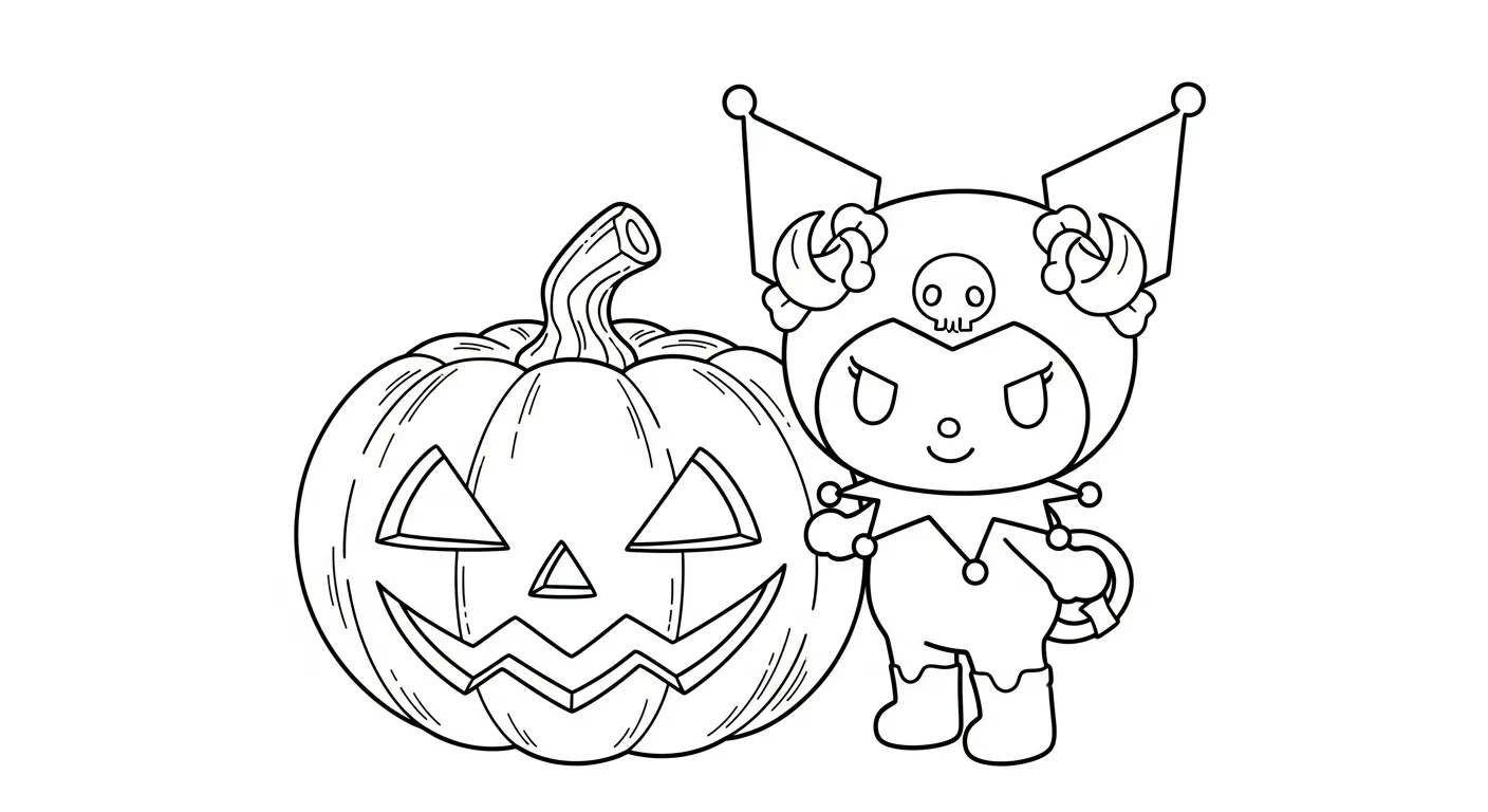 Kuromi Coloring Pages 23