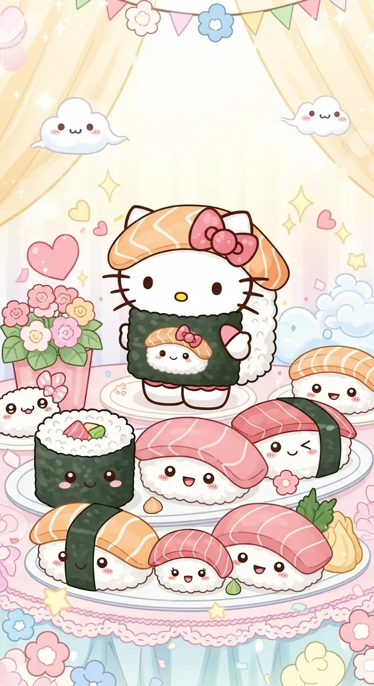 hello kitty wallapers for iphone, android, ipad, desktop, laptop 4k 50