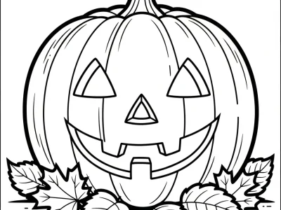Halloween Coloring Pages - Free printable coloring page