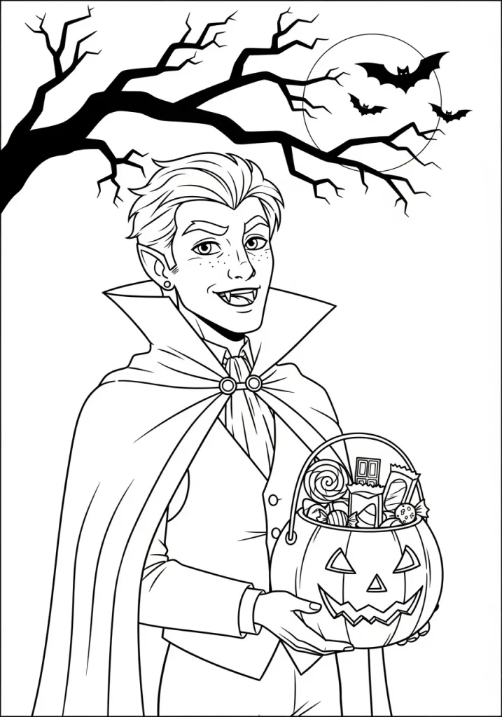 halloween coloring page 15