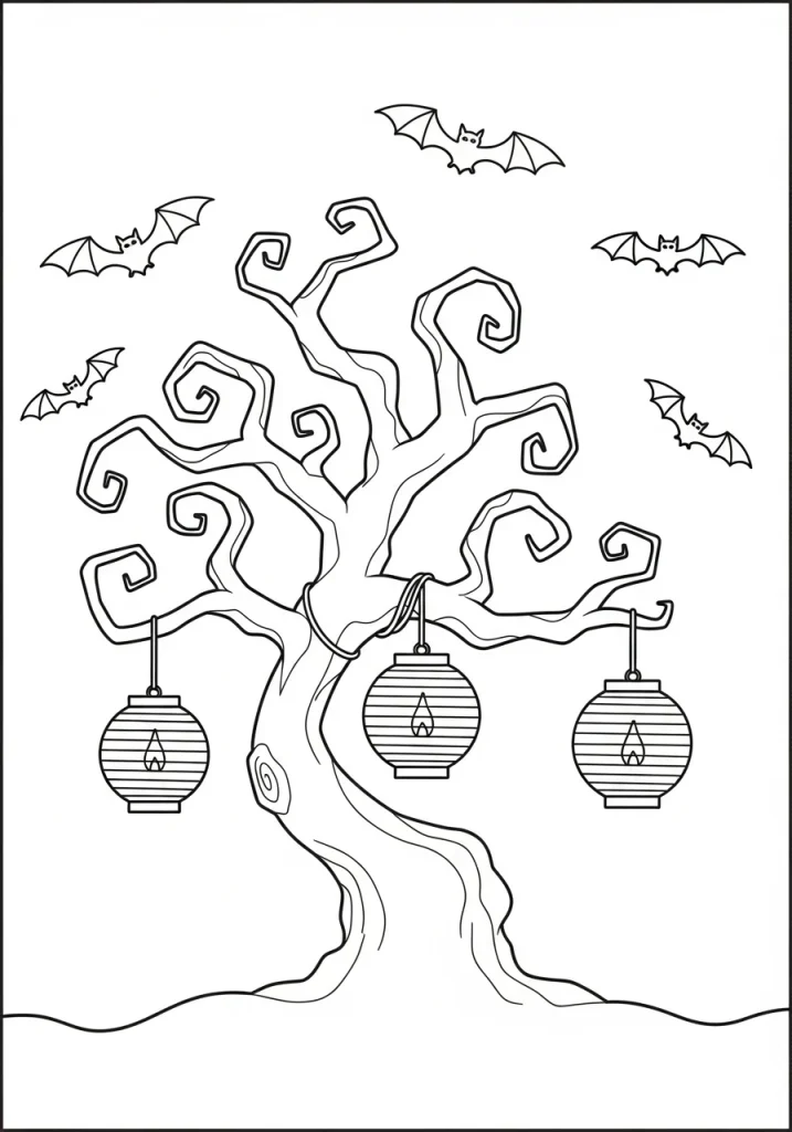 halloween coloring page 17