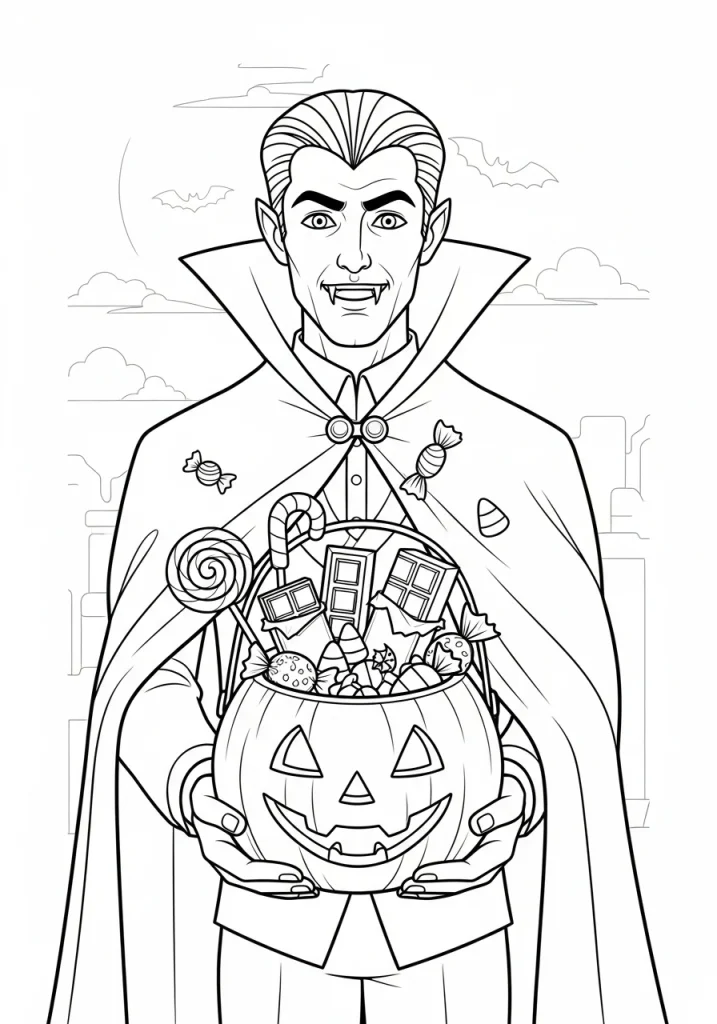 halloween coloring page 3