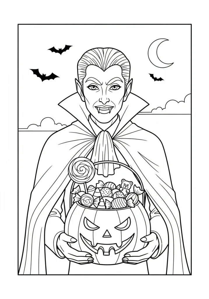 halloween coloring page 4