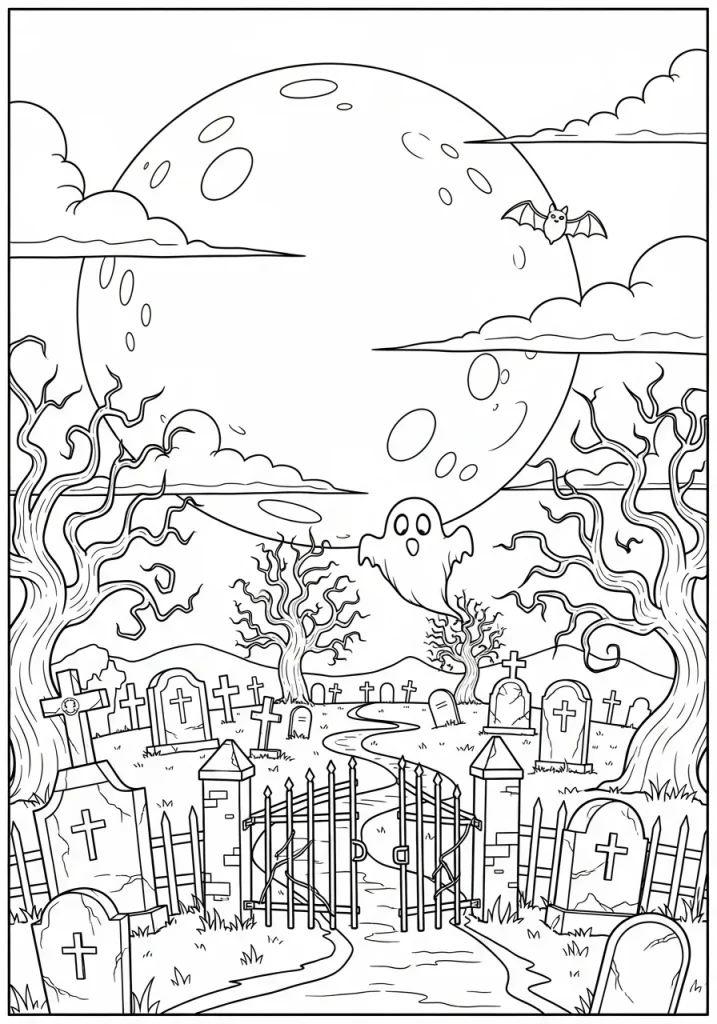halloween coloring page