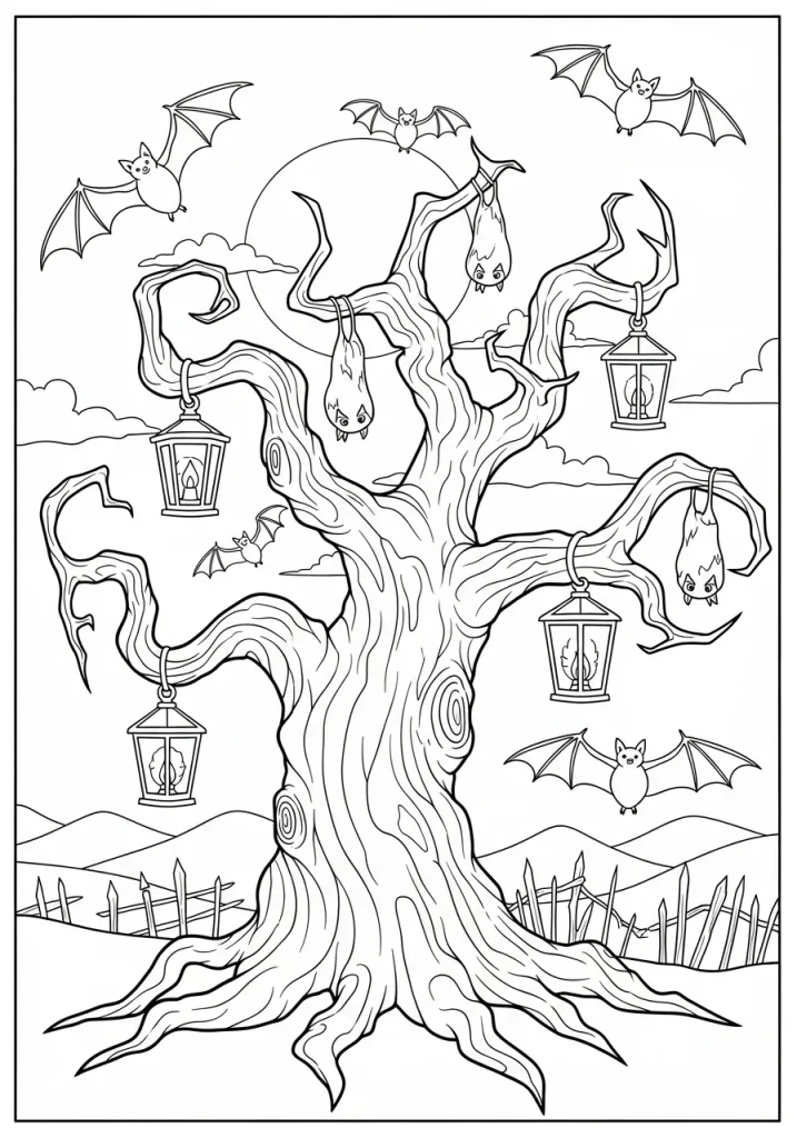 halloween coloring page 8
