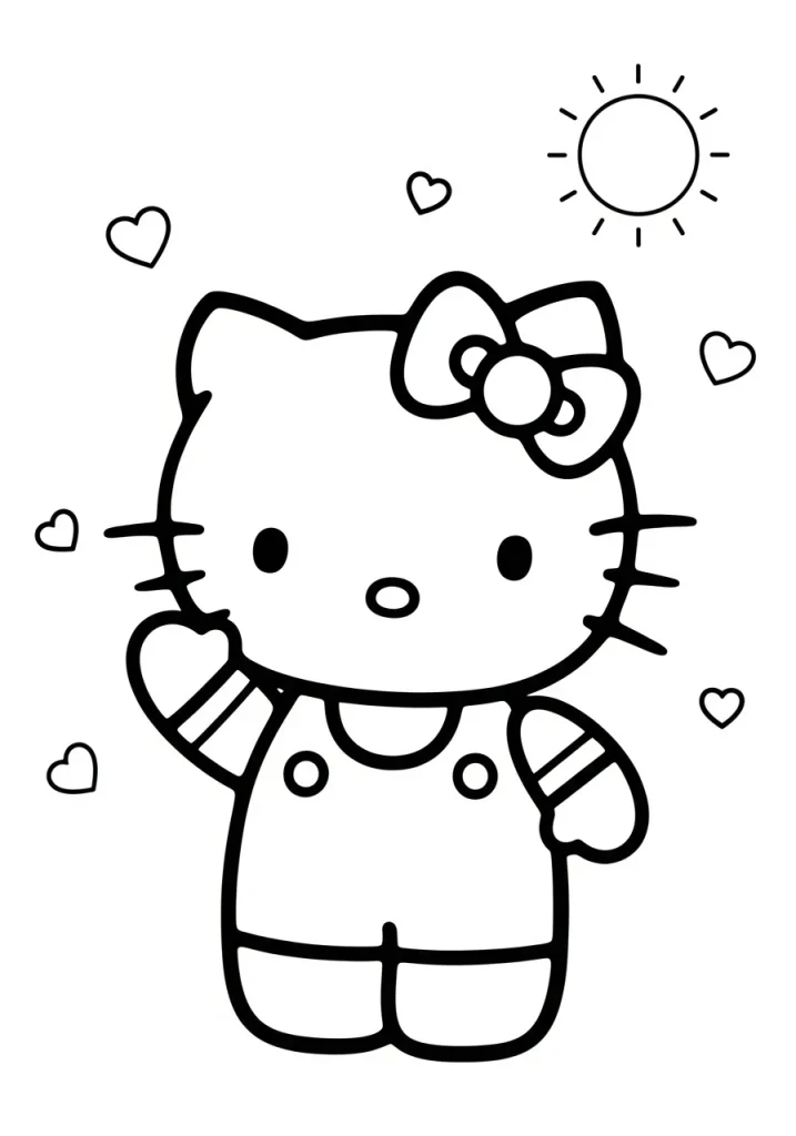 hello kitty coloring pages9