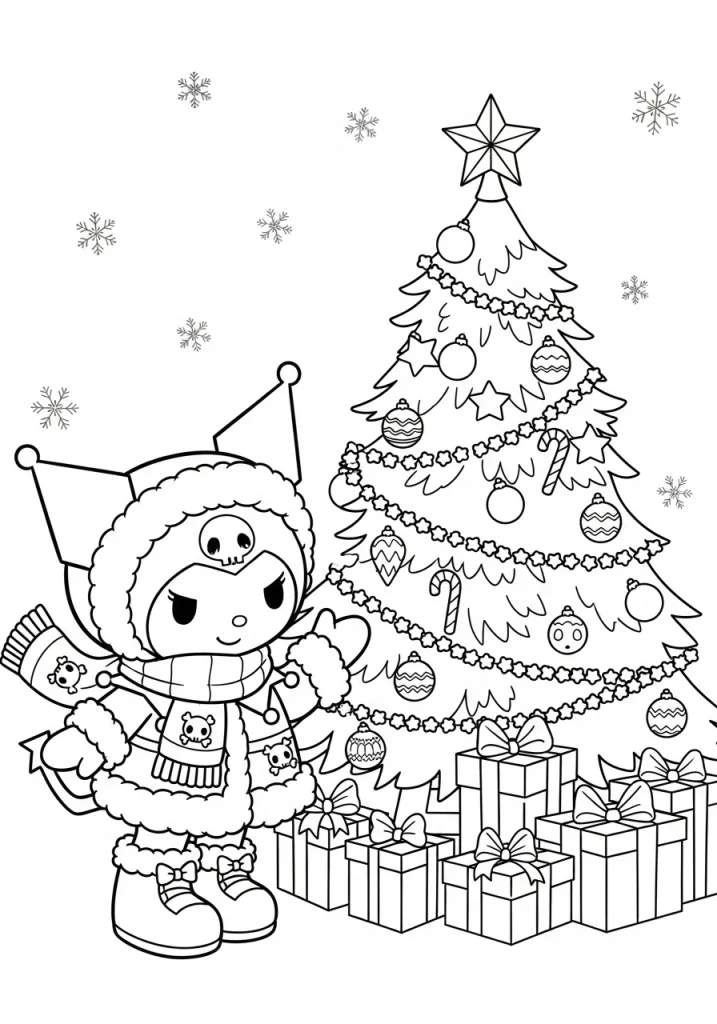 kuromi coloring pages 11