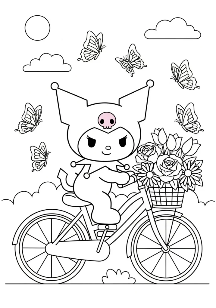 kuromi coloring pages 18