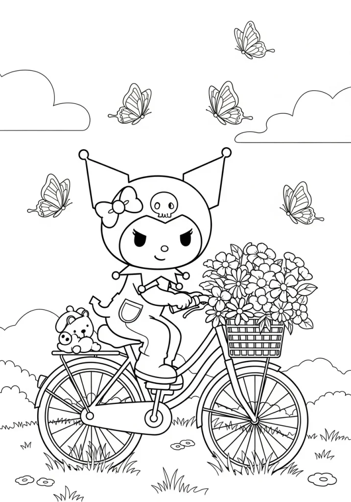 kuromi coloring pages 19