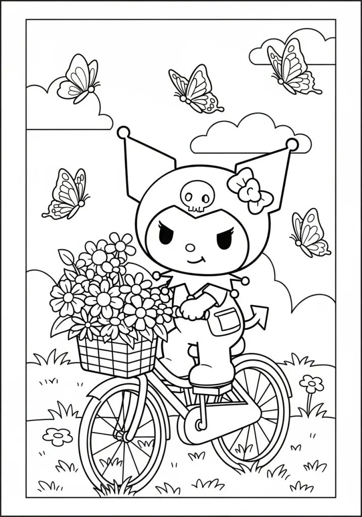 kuromi coloring pages 21