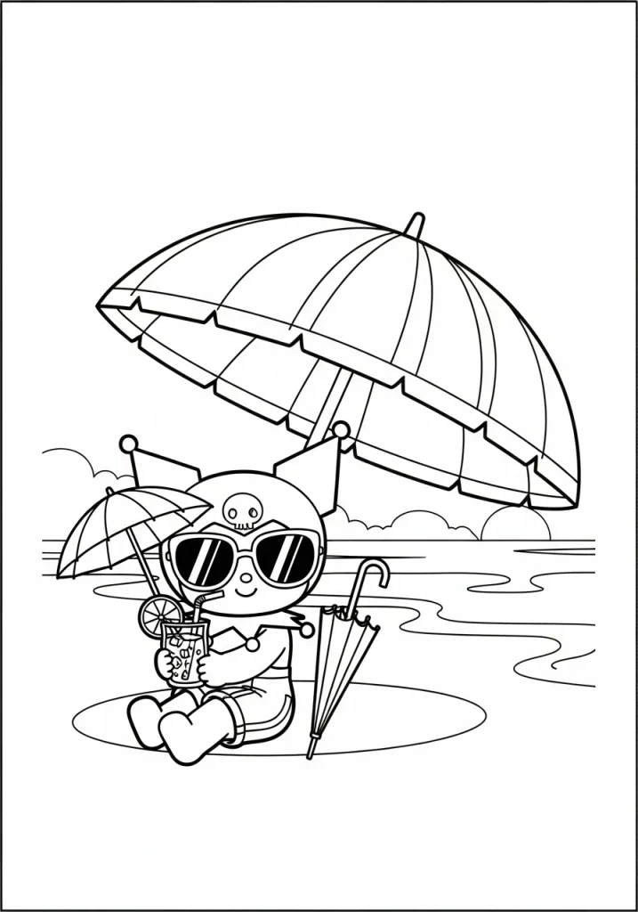 kuromi coloring pages 22