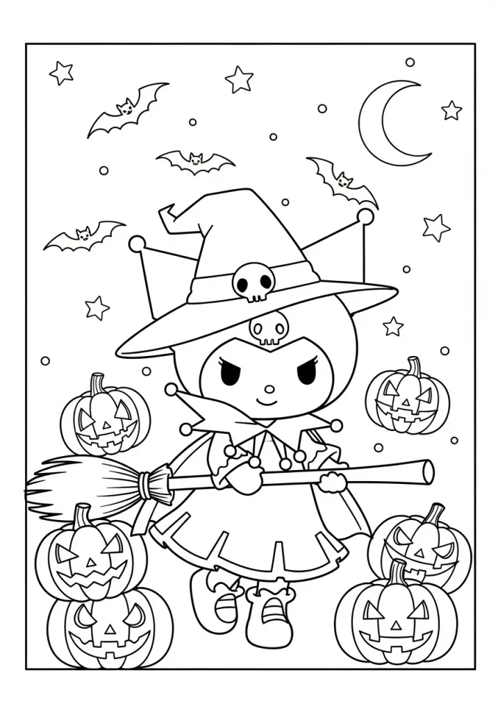 kuromi coloring pages 30